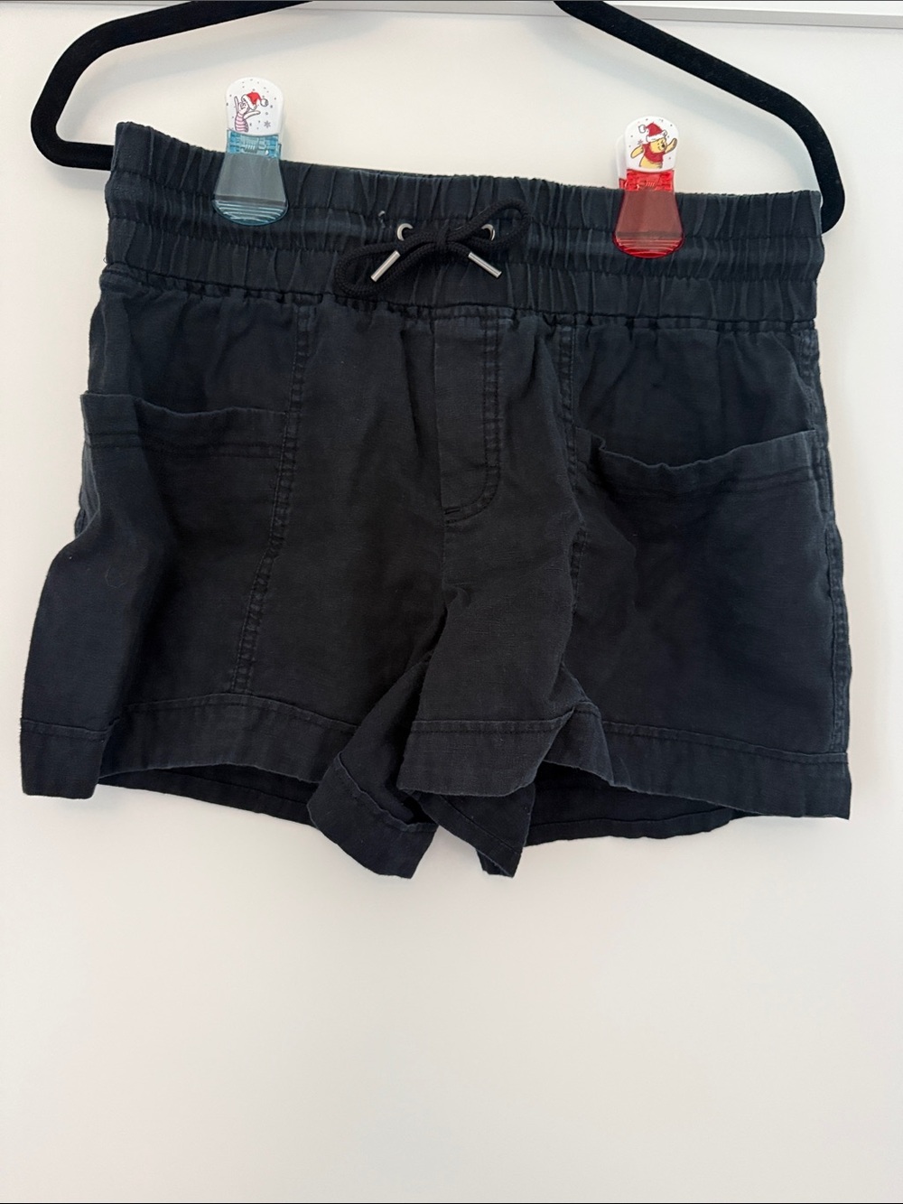 Athleta Black Drawstring Athletic Shorts